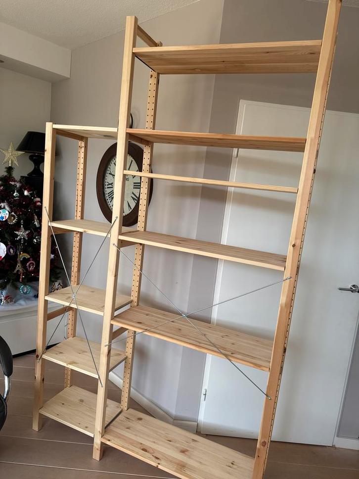 Ikea Ivar kast - Grenen, Huis en Inrichting, Kasten | Boekenkasten, Gebruikt, 50 tot 100 cm, 200 cm of meer, 50 tot 75 cm, Met plank(en)
