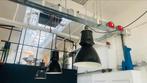 Oude industriele lampen, omgebouwd naar 220v, Ophalen of Verzenden