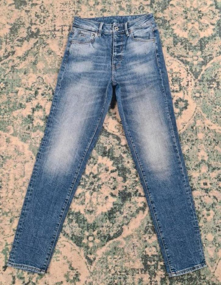 G-star raw Navik high slim ankle W25 L32 WMN Tulsi2532 Blauw, Kleding | Dames, Spijkerbroeken en Jeans, Zo goed als nieuw, W30 - W32 (confectie 38/40)