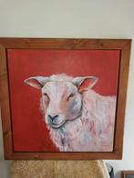 Schilderij van een schaap, Antiek en Kunst, Verzenden
