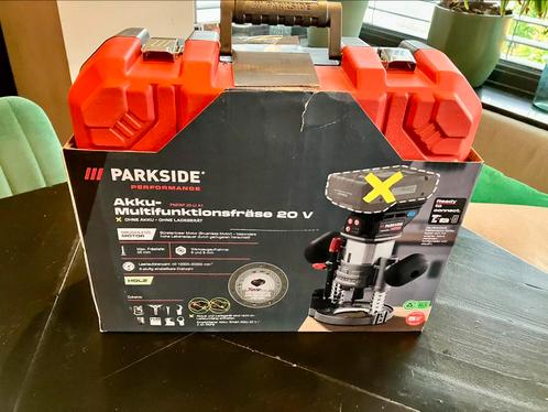 Parkside Performance 20V accu multifrees. Nieuw!!, Doe-het-zelf en Verbouw, Gereedschap | Freesmachines, Nieuw, Accu, Bovenfrees