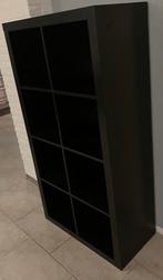 IKEA Kallax Kast - Zwart, Huis en Inrichting, Ophalen, Met plank(en), Gebruikt, 100 tot 150 cm
