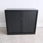 Roldeurkast, Zwart, 120x45x105cm (bxdxh), 1legbord, RD115, Gebruikt, 100 tot 150 cm, -, 100 tot 150 cm