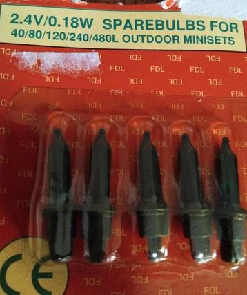 Reservelampjes Kerstverlichting outdoor 3 pakjes van 5 stuks beschikbaar voor biedingen