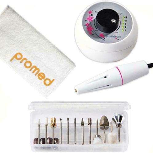 Elektrische nagelvijl PROMED 502, incl. 17 delig bitjes set., Sieraden, Tassen en Uiterlijk, Uiterlijk | Cosmetica en Make-up