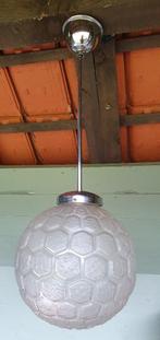 Art Deco/hanglamp/glazen luster/Hexagon, Antiek en Kunst, Curiosa en Brocante, Ophalen of Verzenden