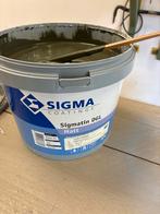 Sigma Muurverf Saus Tex - Groen - 5 Liter, Doe-het-zelf en Verbouw, Verf, Beits en Lak, Ophalen, 5 tot 10 liter, Nieuw, Verf