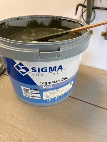 Sigma Muurverf Saus Tex - Groen - 5 Liter beschikbaar voor biedingen