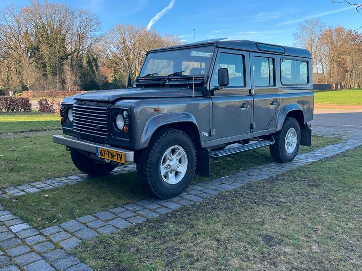 Land Rover Defender 2.5TD5 ST WGN 110 2002 Grijs, Auto's, Land Rover, Particulier, Defender, Diesel, G, SUV of Terreinwagen, Handgeschakeld
