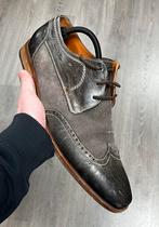 Van Lier Brogues nette veterschoenen bruin - Maat 9 / 43, Kleding | Heren, Schoenen, Bruin, Van Lier, Ophalen of Verzenden, Zo goed als nieuw
