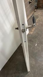 Opdekdeur met glas in lood, 75 tot 150 cm, Gebruikt, Deurkozijn, Ophalen of Verzenden