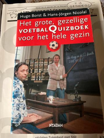 Het grote,gezellige voetbalquizboek v/h hele gezin,gebruikt! beschikbaar voor biedingen