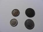 1-5-10-25 cent 1948, Postzegels en Munten, Munten | Nederland, Ophalen of Verzenden, Koningin Wilhelmina, 25 cent, Losse munt