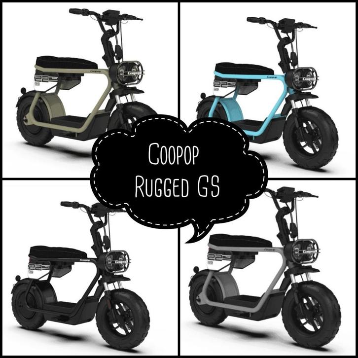 Coopop Rugged GS; ( scooter voor camper / caravan / boot ), Fietsen en Brommers, Scooters | Overige merken, Nieuw, Elektrisch