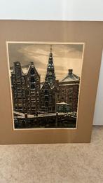 Corn. Brandenburg - Damrak - Amsterdam - proefdruk, Antiek en Kunst, Ophalen of Verzenden