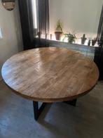 Mooie ronde zware eettafel 1,50 m, Huis en Inrichting, Tafels | Eettafels, Ophalen, Zo goed als nieuw, Rond