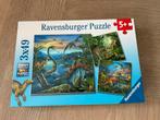 Ravensburger puzzel dino’s, Ophalen, Meer dan 50 stukjes, Zo goed als nieuw