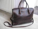 FRED DE LA BRETONIERE leren tas vintage, Ophalen of Verzenden, Gebruikt, Bruin