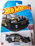 Hot Wheels Ford Escort, Long card (International), black, Ophalen, Nieuw, Auto