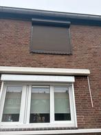 2 Bruine Rolluiken - 160x152 cm - Handbediend, Doe-het-zelf en Verbouw, Ophalen, Gebruikt, Bruin, 150 tot 200 cm