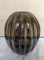 Vintage Leerdam handgeblazen vaas, Gebruikt, Overige kleuren, Verzenden, Glas