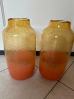 2 glazen vazen (intratuin), Ophalen, Overige kleuren, Minder dan 50 cm, Glas