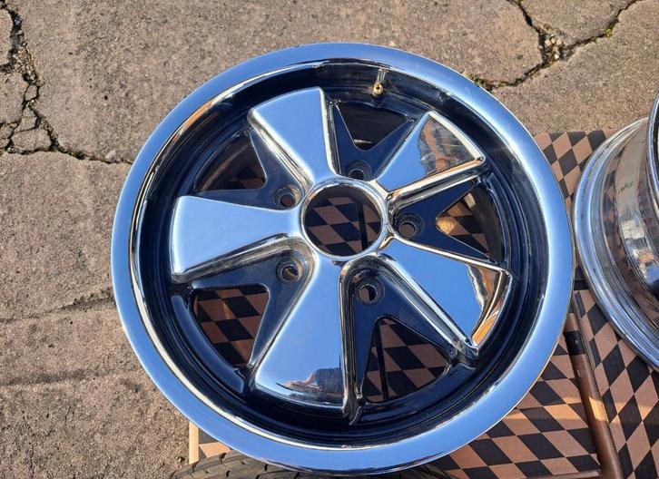 JBW Velgen Porsche Fuchs Look 5x130 15 inch, Auto-onderdelen, Banden en Velgen, Velg(en), 15 inch, Gebruikt, Ophalen