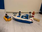Lego Duplo 4861 Politieboot - Complete Set, Kinderen en Baby's, Speelgoed | Duplo en Lego, Ophalen of Verzenden, Zo goed als nieuw