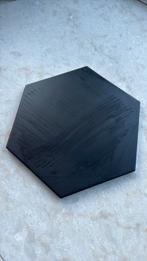 Hexagon tegel - mat zwart - 12 stuks, Ophalen, Minder dan 20 cm, Zo goed als nieuw, Minder dan 5 m²