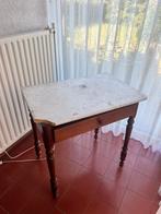 Antiek tafeltje ( sidetable) met marmeren blad, Ophalen