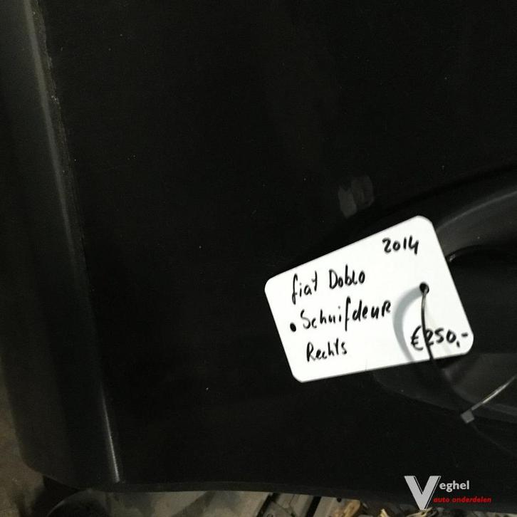 Fiat Doblo 2014 Schuifdeur rechts, Auto-onderdelen, Carrosserie en Plaatwerk, Deur, Gebruikt, Ophalen