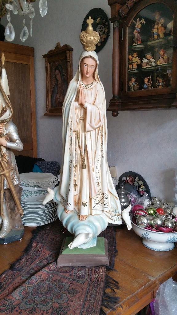 Prachtig beeld in uitstekende staat OLV v. Fatima., Antiek en Kunst, Antiek | Religie, Ophalen