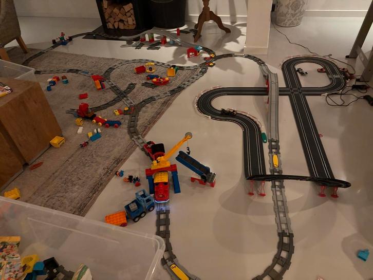Grote verzameling Duplo trein, spoor, etc., Kinderen en Baby's, Speelgoed | Duplo en Lego, Gebruikt, Lego, Losse stenen, Ophalen