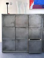 Arno Kortschot, kast met 9 laden met zink bekleed, Huis en Inrichting, Ophalen, Gebruikt, 5 laden of meer, 50 tot 100 cm