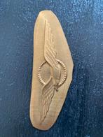 Messing stempel vlieger KLU wing, Ophalen of Verzenden, Landmacht, Nederland