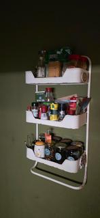 Vintage Wandrek - Keukenrek, Wandkapstok, Gebruikt, Ophalen of Verzenden, Minder dan 100 cm