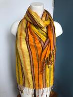 Oranje geel gestreepte pashmina kleurrijk helder, Kleding | Dames, Mutsen, Sjaals en Handschoenen, Ophalen of Verzenden, Zo goed als nieuw