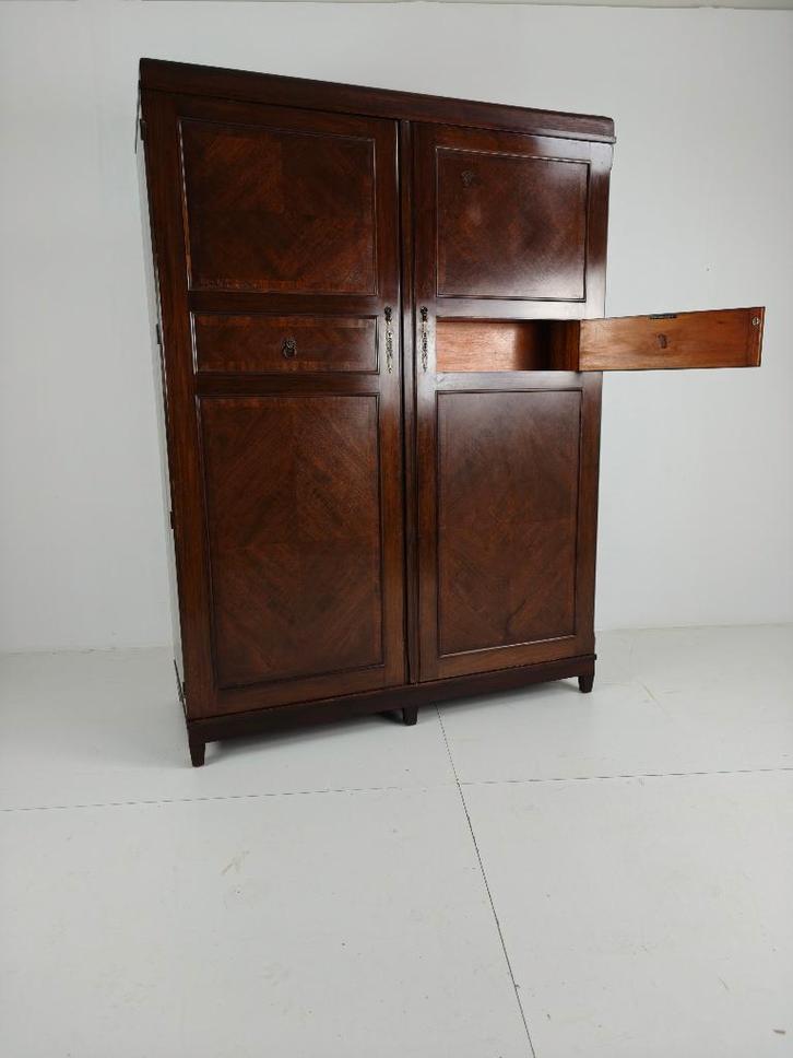 Art Deco Gentleman’s Wardrobe – Compactom Ltd, jaren 1920, Antiek en Kunst, Antiek | Meubels | Kasten, Ophalen