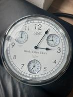RM world cities clock, Ophalen of Verzenden, Zo goed als nieuw, Wandklok