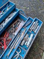 Gereedschapskist 2 metaal inhoud, Ophalen of Verzenden, Gevuld, Gebruikt