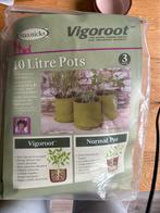Vigoroot Plantenbakken 10 Liter - 3 Stuks, Tuin en Terras, Bloempotten, Ophalen, Overige materialen, Rond, Binnen