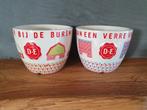 2 verschillende D.E mokken burendag Douwe Egberts, Ophalen of Verzenden, Zo goed als nieuw, Overige stijlen, Kop(pen) en/of Schotel(s)