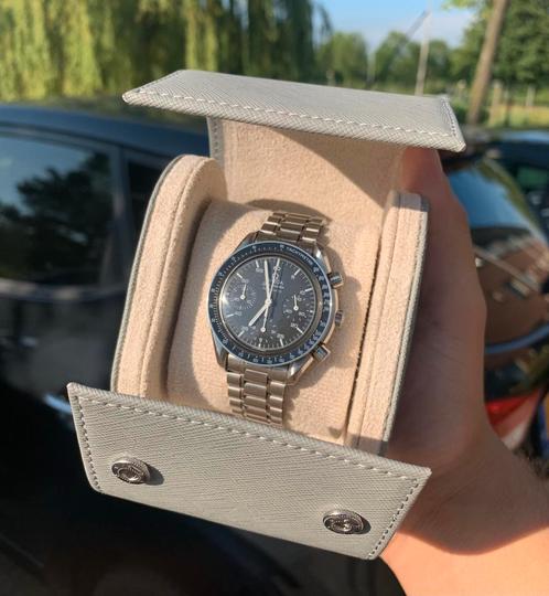 Watch roll - horlogedoos, Sieraden, Tassen en Uiterlijk, Horloges | Heren, Nieuw, Overige merken, Staal, Leer, Ophalen of Verzenden