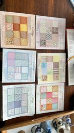 6x vierkant papierblok Vintage stijl €0,50 per stuk, Ophalen of Verzenden, Nieuw, Overige thema's, Pons of Mal