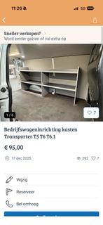 Bedrijfswageninrichting kasten Transporter T5 T6 T6.1, Ophalen