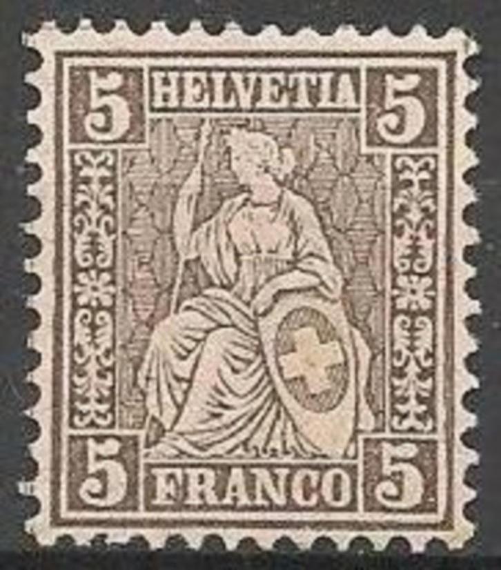 Zwitserland No.11 X. ADV. no.4 T., Postzegels en Munten, Postzegels | Europa | Zwitserland, Verzenden