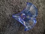 Te koop: glazen fruitschaal (blauw), Huis en Inrichting, Ophalen, Schaal, Overige vormen, Glas