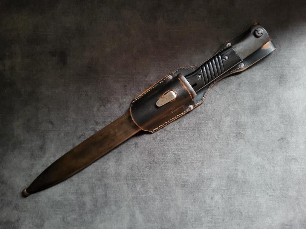 Repro frog voor Duitse K98 bajonet zwart, Verzamelen, Militaria | Tweede Wereldoorlog, Landmacht, Mes of Dolk, Duitsland, Ophalen of Verzenden