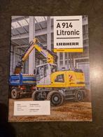 Liebherr A 914 Litronic Brochure, Boeken, Ophalen of Verzenden, Zo goed als nieuw, Liebherr
