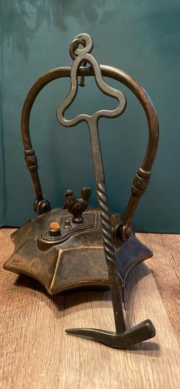 Oud-Davy lamp- mijnwerkers olielamp beschikbaar voor biedingen